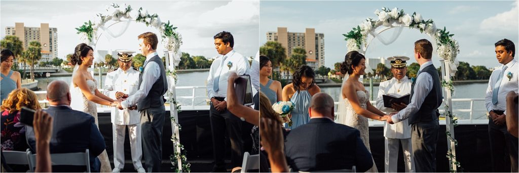 Starship Yacht Wedding, Tampa Wedding Photographer, Treasure island beach photos.
