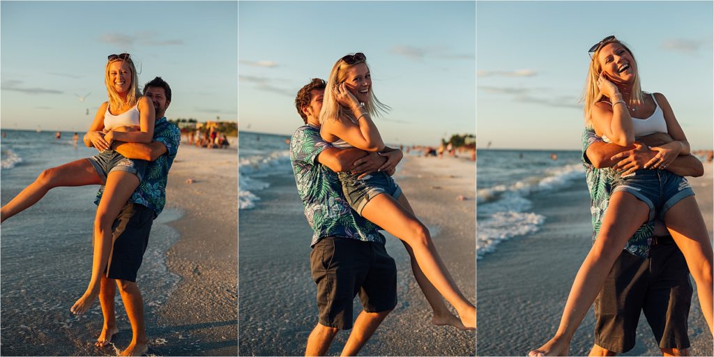 Lauren & Michael surprise proposal Indian Rocks Beach, Tampa Photographer, Indian Rocks Beach Proposal. Tampa Engagement Photographer