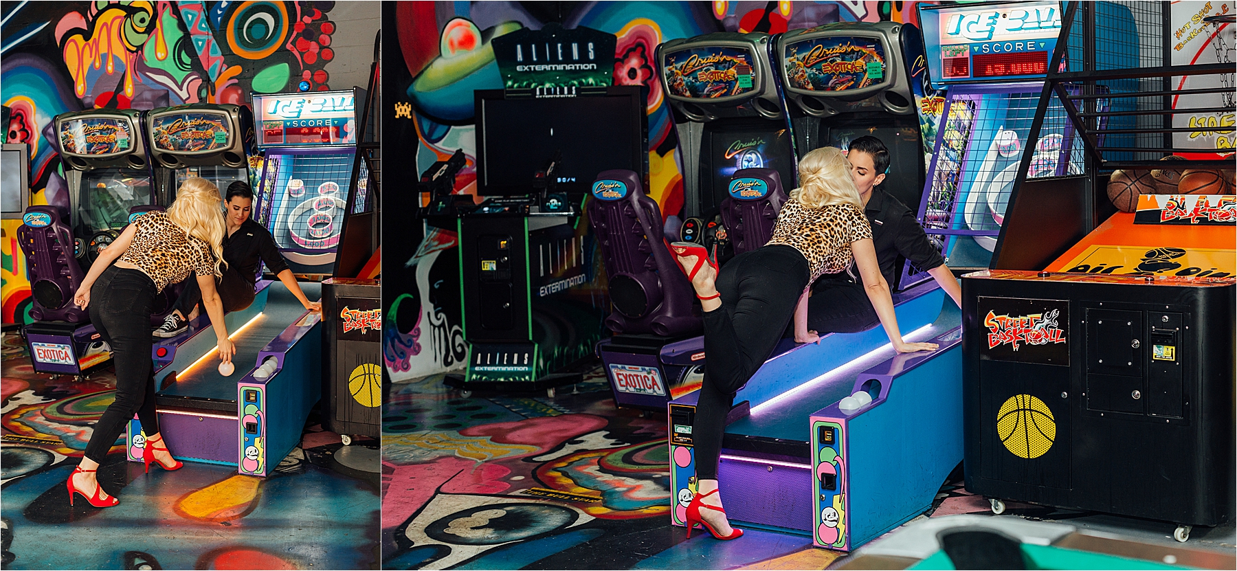 Vortex Arcade Engagement Iris and Urchin Photography by Ryley Mayoras