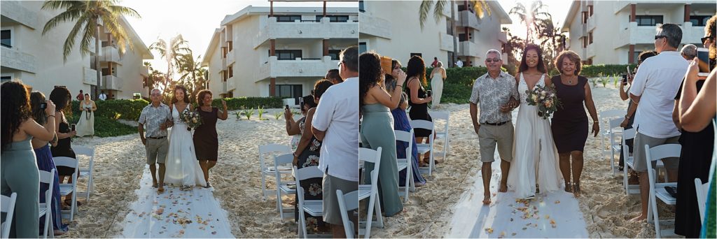 Destination Wedding Cancun Mexico, Gigi & Ashley, Lesbian Wedding, Beach Wedding, Tropical Wedding