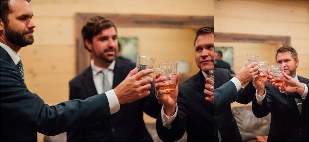groomsmen cheers