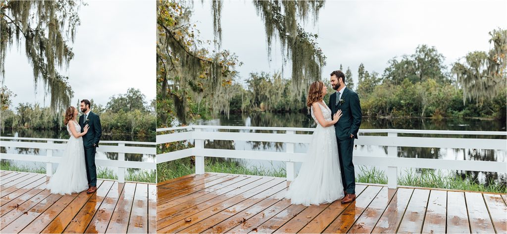 Tampa Outdoor Rustic Wedding, rainy day wedding photography
