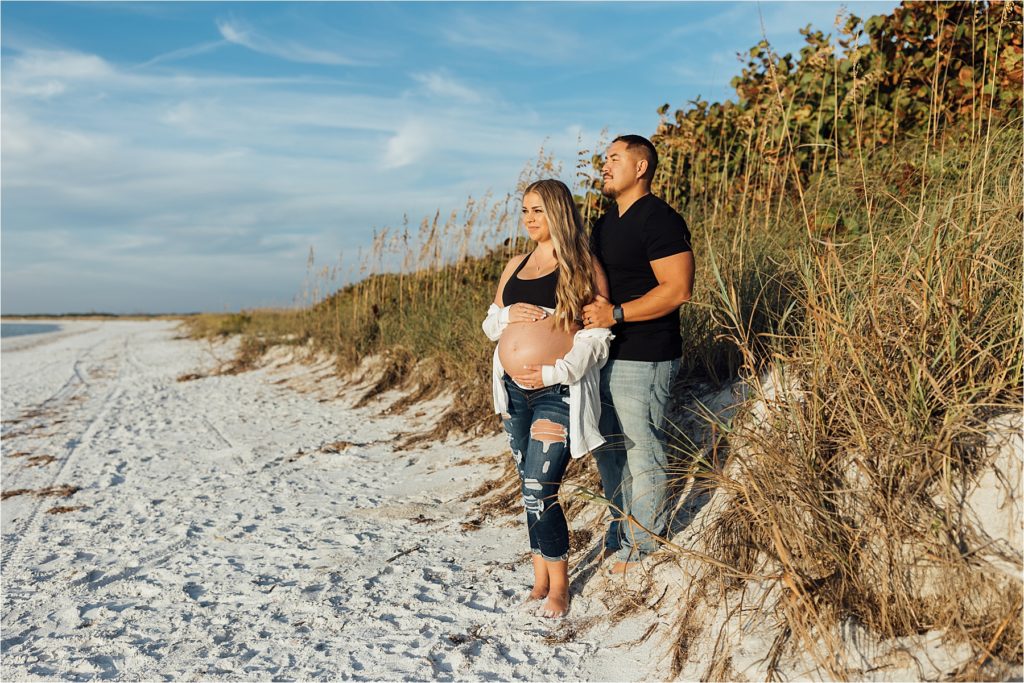Beach Maternity Session, Iris and Urchin Photography
