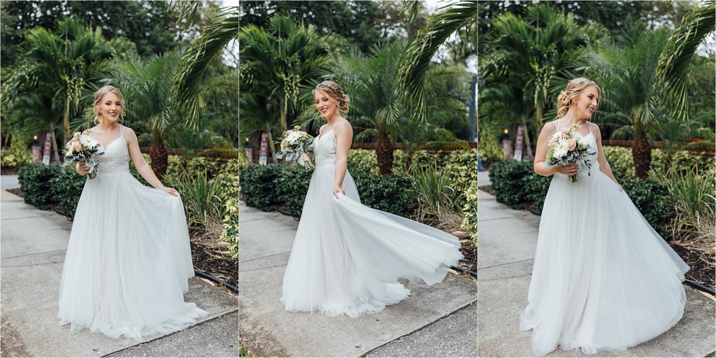 Sunken Gardens Wedding, St. Pete Florida. Michaella & Brian Wedding, Tampa Wedding Photographer. Outdoor Wedding Venue